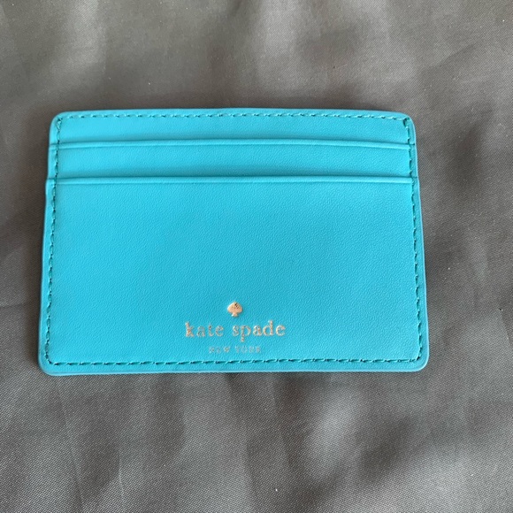 KATE SPADE | Blue Card Holder - Picture 1 of 3